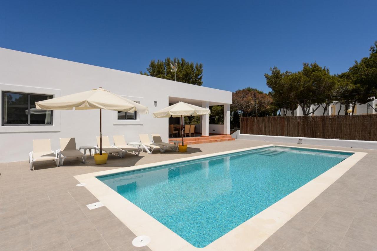 New Villa With Pool 19 Mins From Ibiza Town Cana Clara Santa Eularia des Riu Kültér fotó